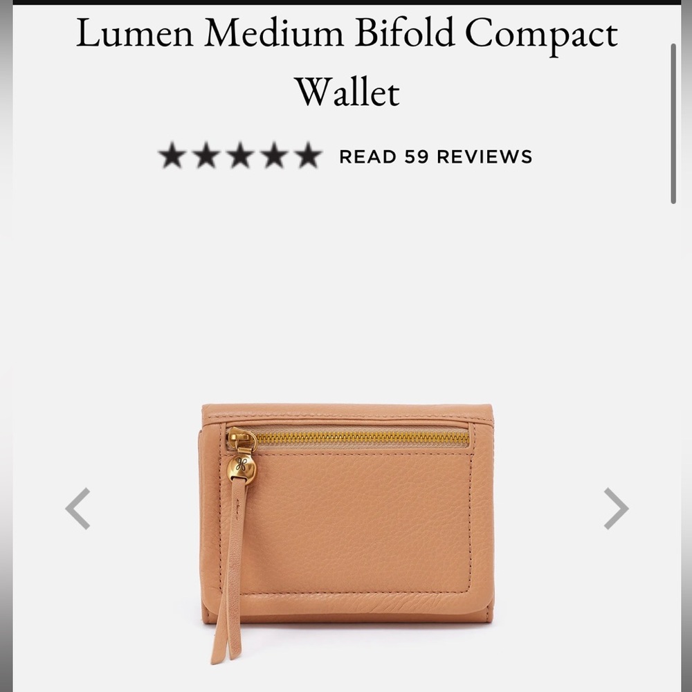 NWT medium bifold hobo wallet